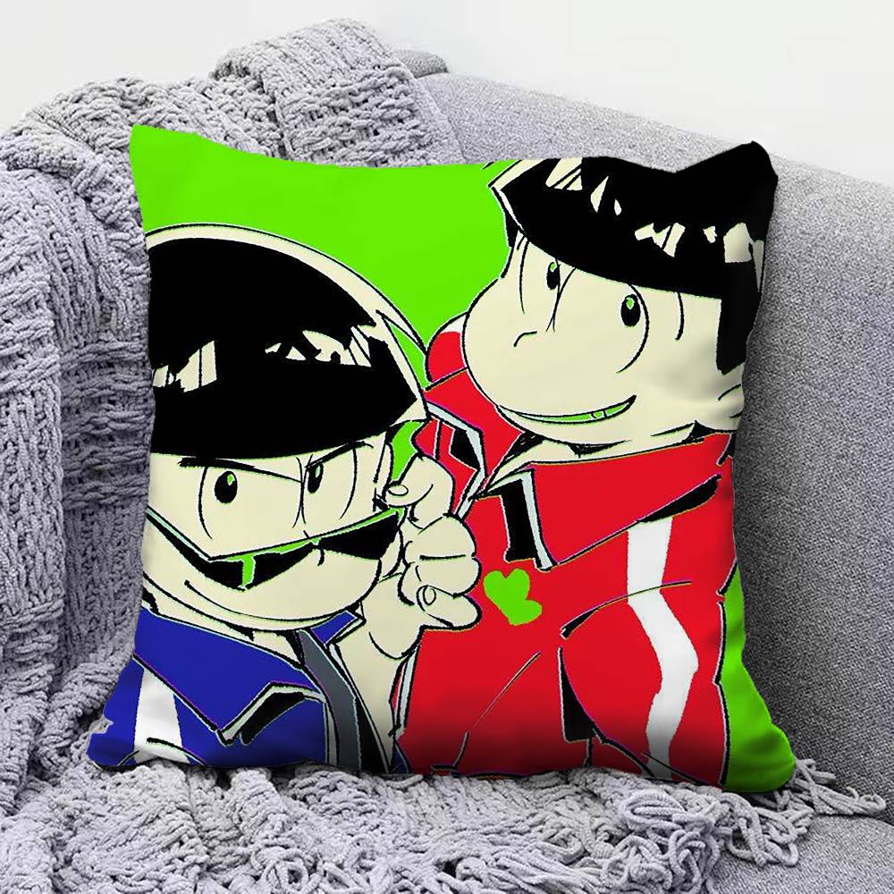 Osomatsu Matsuno Anime Home Sofa Cushion Covers and Aecorative Custom Pillow Covers