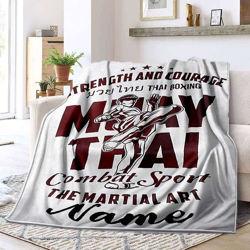 Men'S Judo Customize Your Name Blanket Warm Comfortable Soft Blanket For Chair Office Sofa Bed Sofa Office Camping Suitable For Gifting Relatives And
