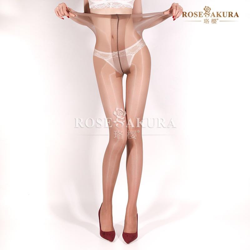 Plus Size Aurora 480Pin Shiny T Crotch Sexy Stockings Silky Pantyhose Ultra-Thin Ol Ootd Fashion Self Pleasure Party Dance Date