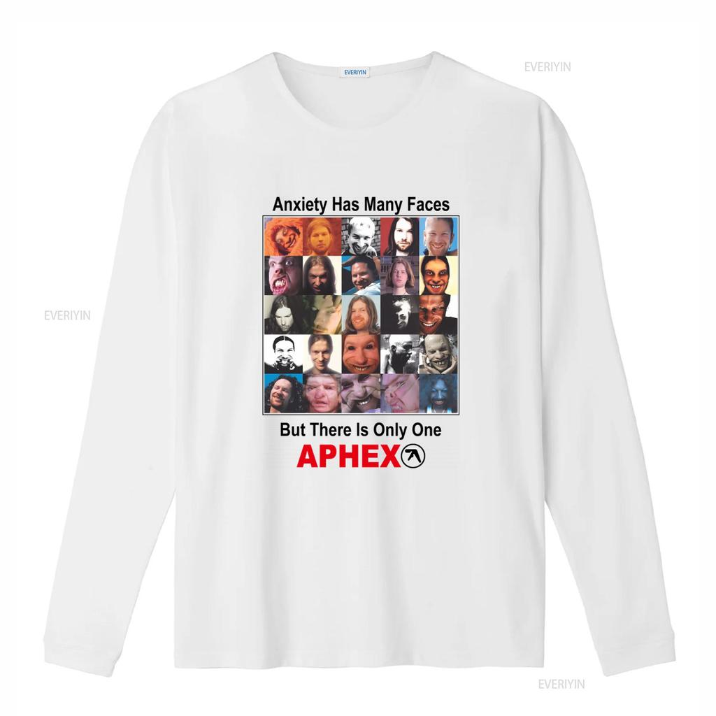 Anxiety Has Many Faces But There Is Only One Aphex Twin T Shirt Te4883 vintage Washed Stretched graphic fashion