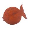 Fish Stand Albasia Wood Terracotta