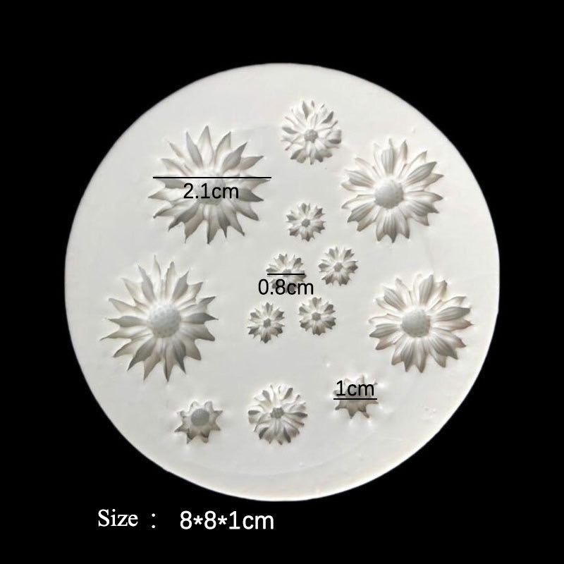 3D Flower Silicone Molds Fondant Craft Cake Candy Chocolate Sugarcraft Ice Pastry Baking Tool Mould Soap Mold Cake Decorator