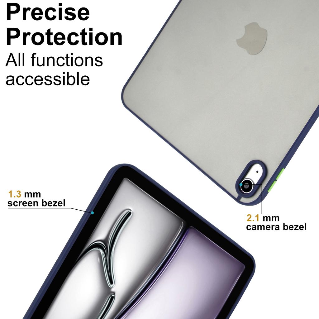 For Xiaomi Pad 7S Pro 12.5/6S Pro 12.4 Case TPU + Acrylic Clear Tablet Back Cover with Lens Frames
