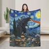 Godzilla Blanket  Picnic Flannel Throw Blanket For Couch Bed Super Warm Custom Quality Bedspread Birthday Gift
