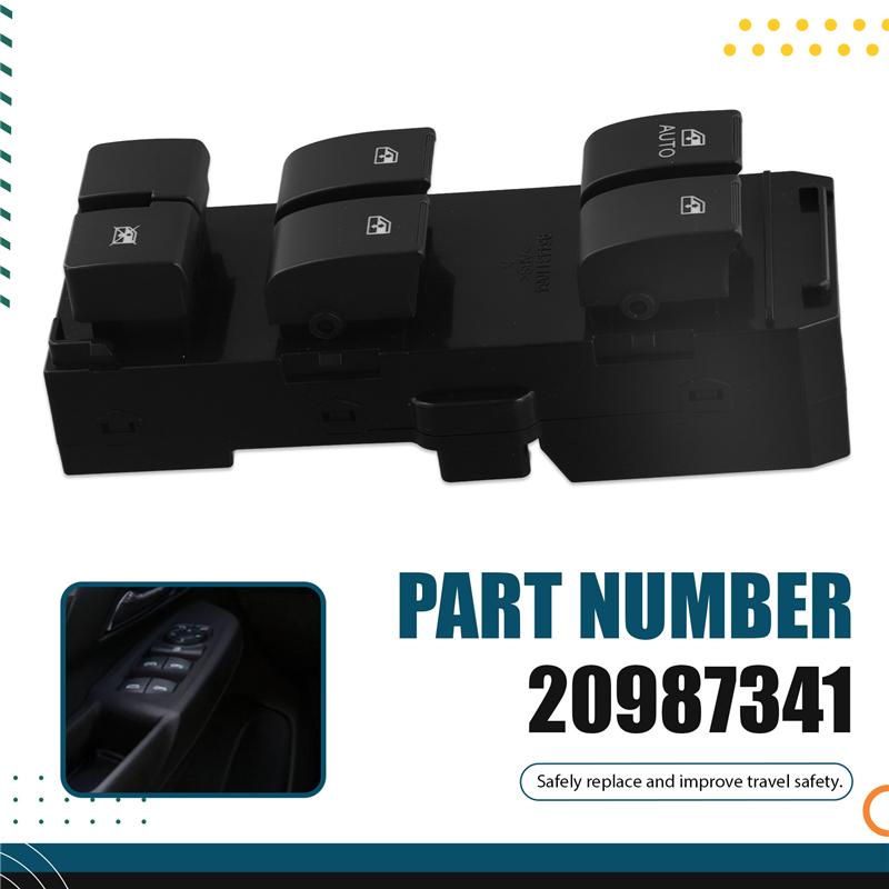 A58X-For Capttiva LHD 20987341 Car Front Left Electric Power Window Switch Window Glass Lift Control Unit