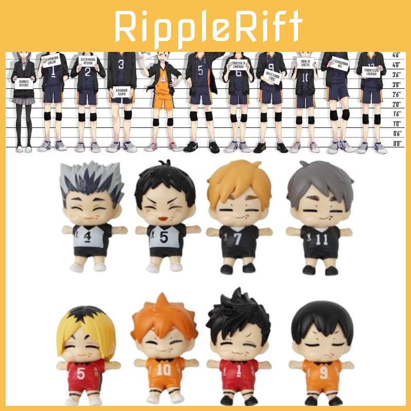 Q Version Haikyuu Action Figure Model Anime Displays Toy Cartoon Doll Kids Gift