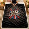 Flannel BlanketSex Pistols Warm Soft Throw Blanket for Indoor Sofa Bed Living Room Use