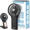 Feesun Handy Portable Desktop DC Mini Strong Heatstroke 4 Wind Speed 10dB Black Fan, Fan, Compact, Quiet, Motor, Type-C Rechargeable, Fan, Wind,