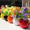 1 buquê com 28 cabeças de flores artificiais falsas, margarida, casa, cafeteria, decoração de casamento