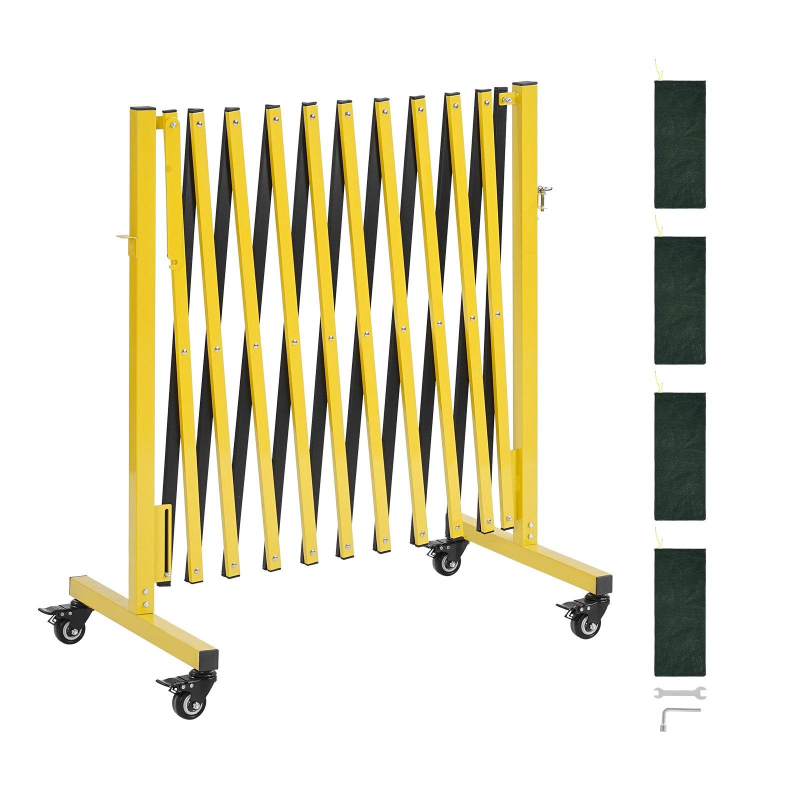 VEVOR Industrial Expandable Barricade, 3.94m