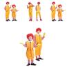 Cosplay Elf Costume For Children Premium Pvc Fabric Safety Class A Vibrant Yellow Color Perfect For Photography And Dance Performances