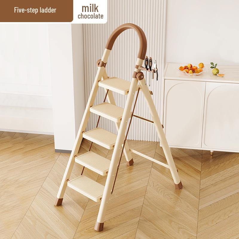 Carbon Steel Telescopic Folding A-Frame Ladder & Clothes Rack