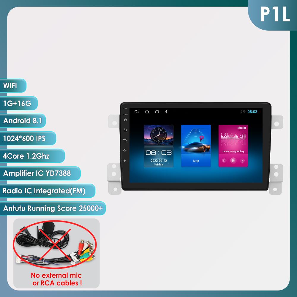 

OSSURET Для Suzuki Grand Vitara 3 2005-2015 Android 14 Автомагнитола Мультимедийный Видеоплеер Навигация 2 Din Стерео Carplay Интеллектуальное Головное Устройство Аудио