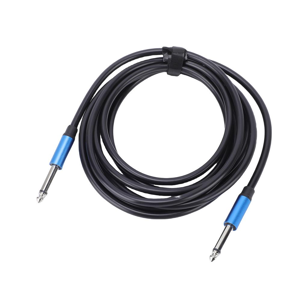 Guitar Cable 6.35mm Mono Sound Cable Dual Straight Plug Professional Copper   Waterproof for Music Instrument Stage Performance