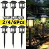 2/4/6Pcs Solar Tungsten Bulb Light LED Automatic On/Off Solar Garden Light For Landscape Path Courtyard Patio Pathway Decor