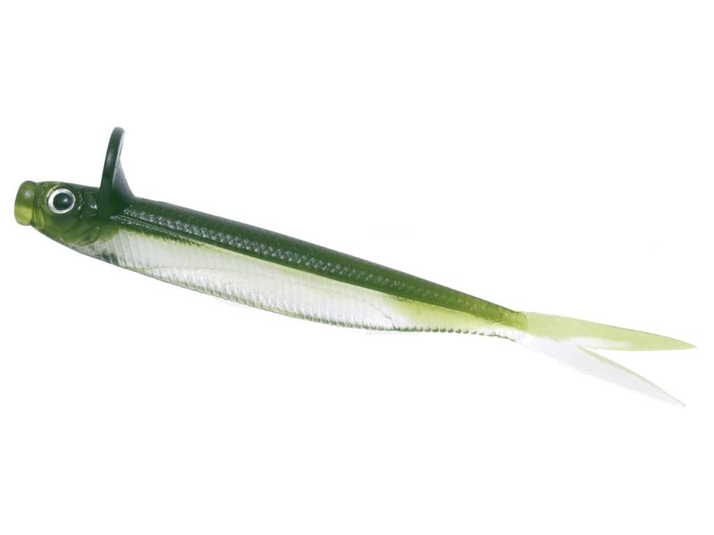 Deps Frilled Shad Clear Watermelon 4.7in #26