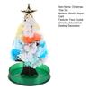 1 Set Mini Christmas Tree Toy DIY Faux Crystal Growing Tree Educational Crystallization Xmas Tree Toy Desktop Decoration Toddlers Boys Girls Gift