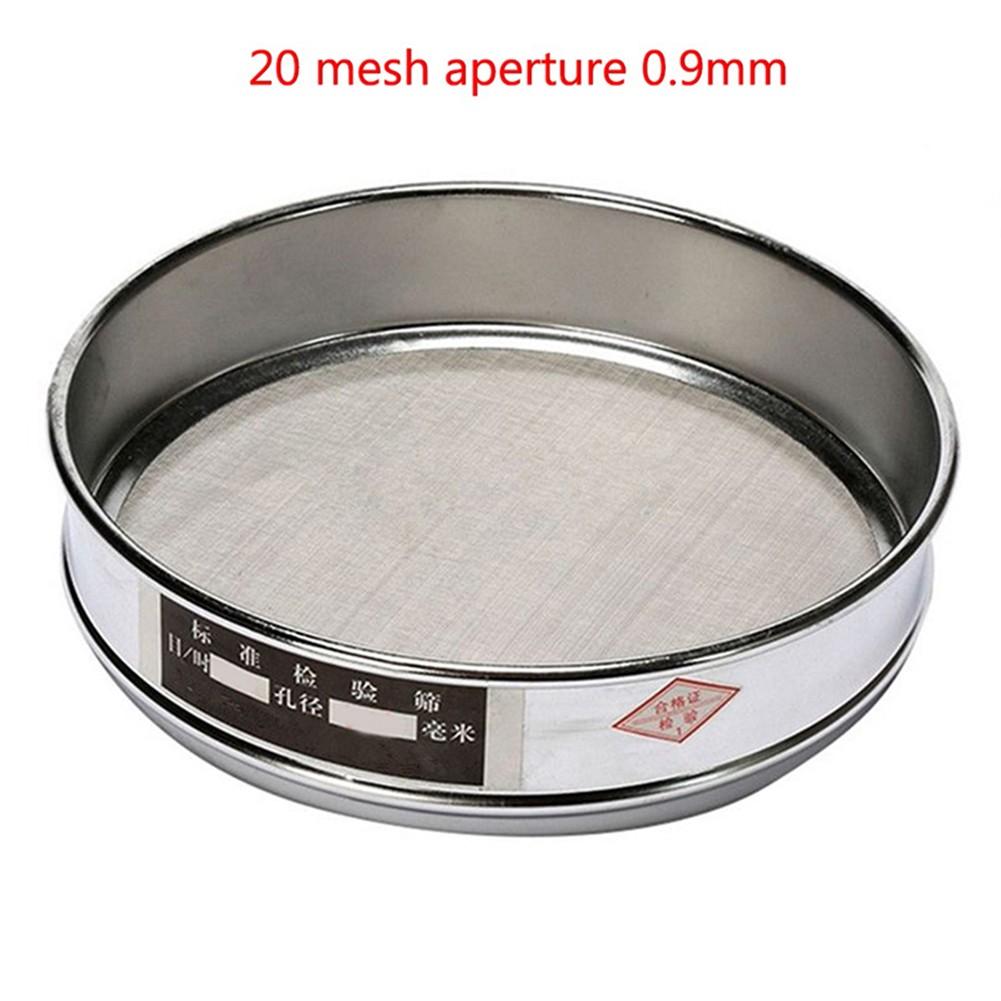 20cm Sieve with 304 Stainless Steel Mesh for Sample Testing and Inspection 20 mesh