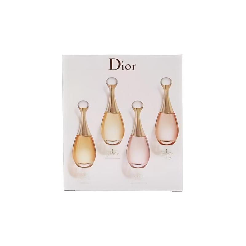 

DIOR True Perfume Sample Set of Four Floral Fragrance EDP Peach Jasmine Tuberose Vanilla 5ml*4 белый