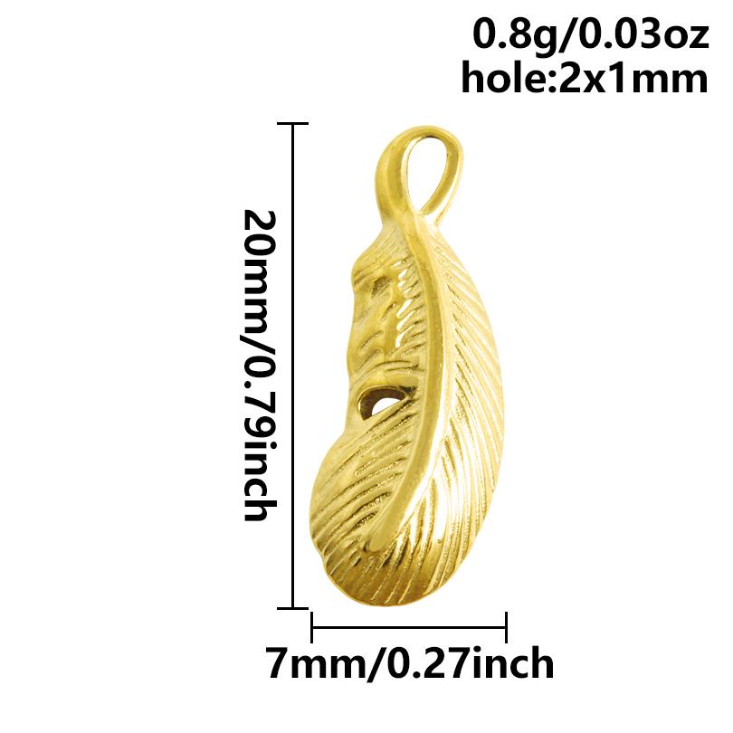

6pcs Real Gold Plated PVD Animal Pendant DIY Jewelry Making Supplies Stainless Steel Charm Heart Fish Bag Decoration Accessories