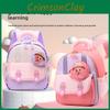 Childrens Cartoon Labubu Backpack With Breathable Oxford Material For Toddlers And Preschoolers