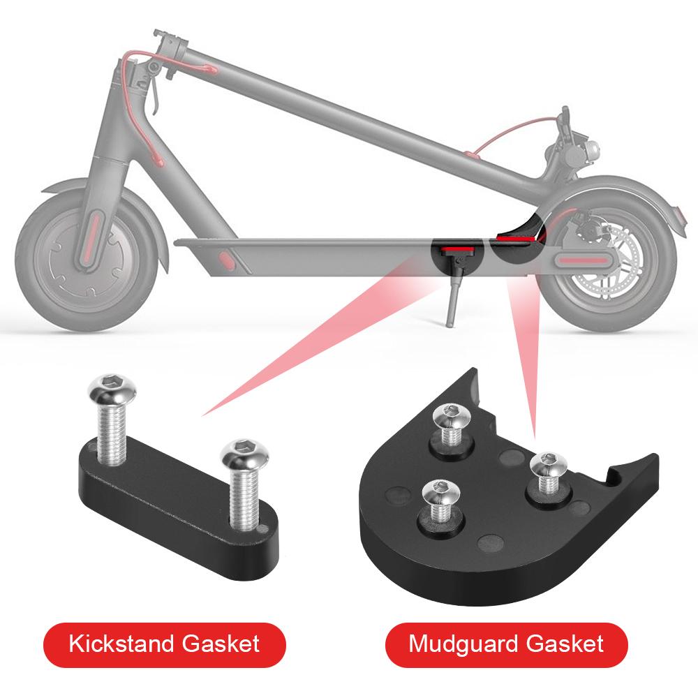 

10 Inch Electric Scooter Tire Conversion Kit, NaFender Spacer with Screws and Gaskets, for M365 Electric Scooter Accessories