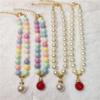New Pet Collar Pearl Pendant Necklace Cat Jewelry Cute Collar Puppy Accessories Dog Chain Chihuahua Wedding Jewelry Stuff