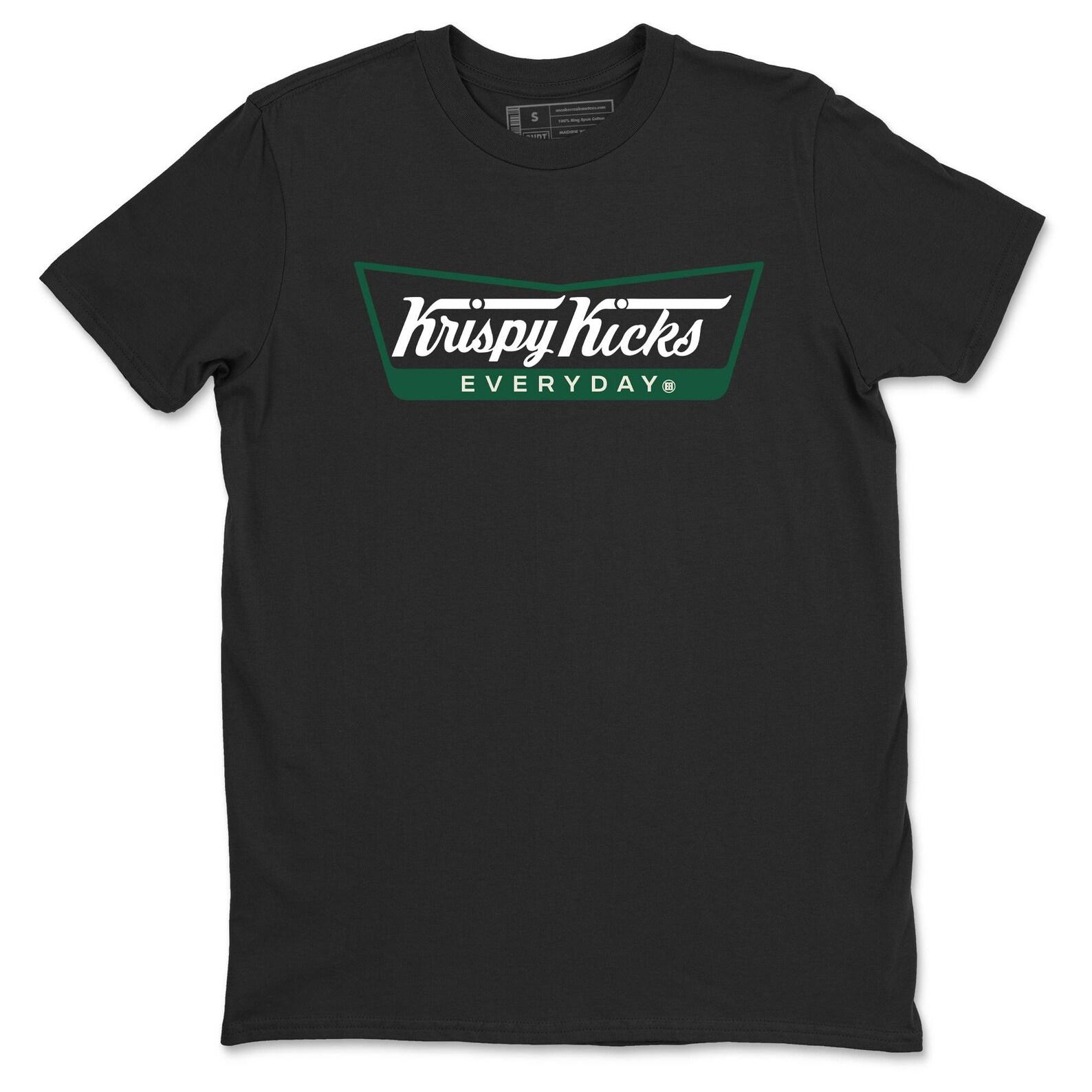 Krispy Kicks Graphic Tee - Sneaker Threads Streetwear Graphic Shirts AJ1 Pro Green 4XL