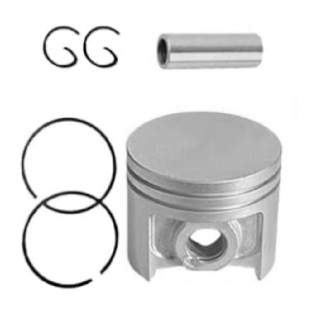 For Chainsaw Repair Chainsaw Piston Kit Replacement Piston As Shown Complete Package Included Includes Piston Pin Rings Circlips