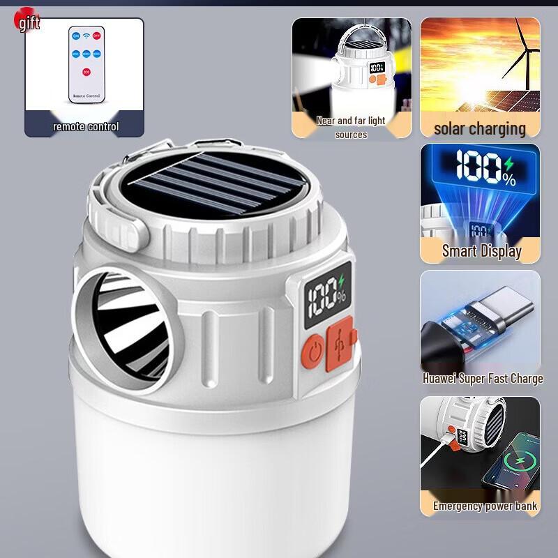 MengPao Solar Rechargeable Outdoor Lamp