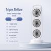 Portable USB Rechargeable High-Power Three-Blade Desktop Fan for Home and Outdoor Use