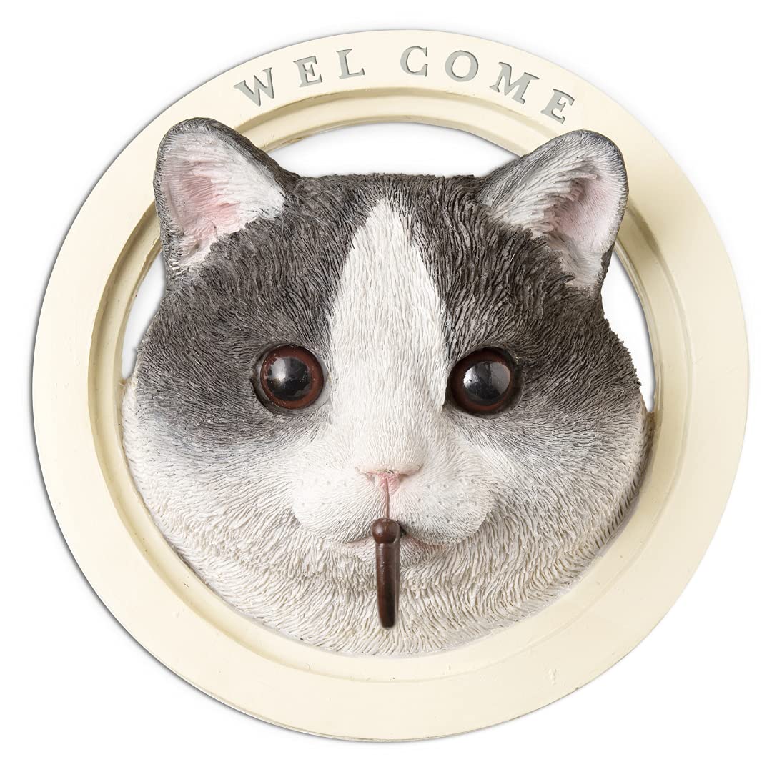 

Kishima KH-61243, стильный настенный крючок для садоводства, украшения прихожей и многого другого. Натуральный кошачий дизайн. Один размер подходит всем.