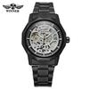 Winner Factory Gold Wrist Watch Custom Casual Montre Homme  Saat Men Luxury Skeleton Automatic Men's Mechanical Watch
