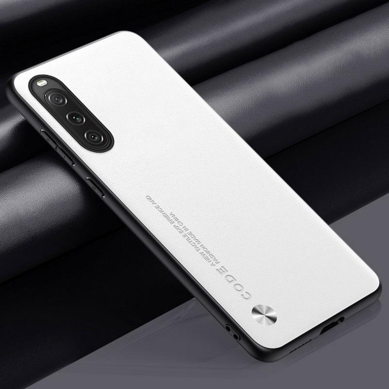 PU kožené pouzdro pro Xperia 10 V Sony Xperia 1 V luxusní hybridní pevný kryt telefonu měkký TPU Fundas