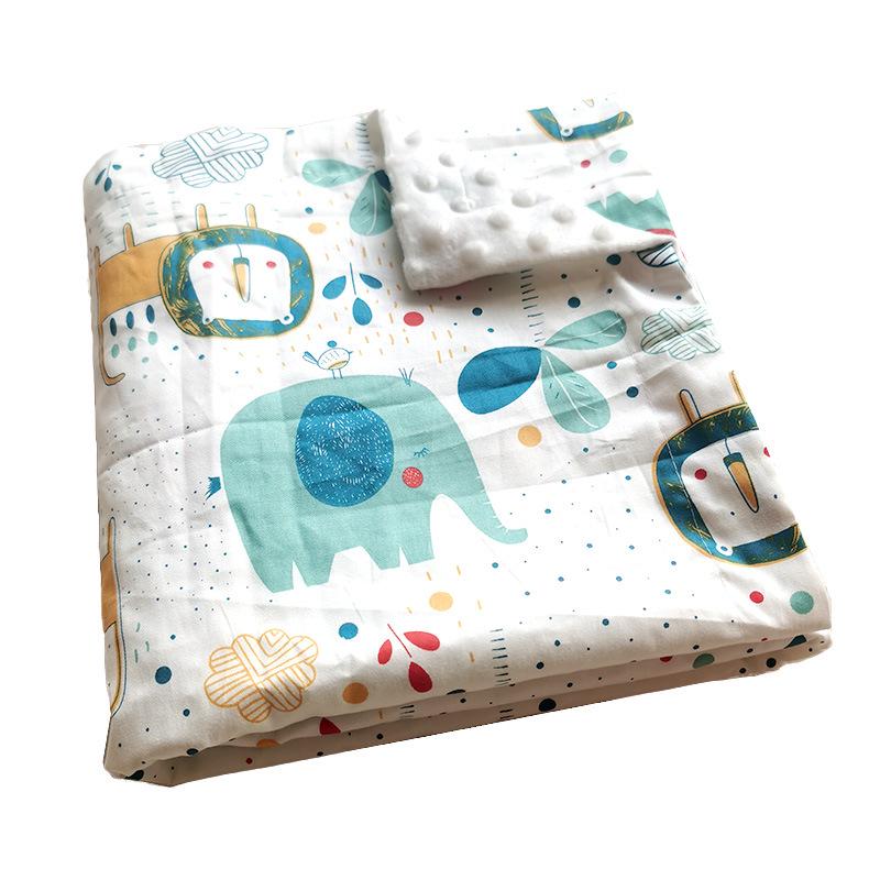 Coperta/Trapunta Rassicurante per Bambini in Cotone Twill a Doppio Strato