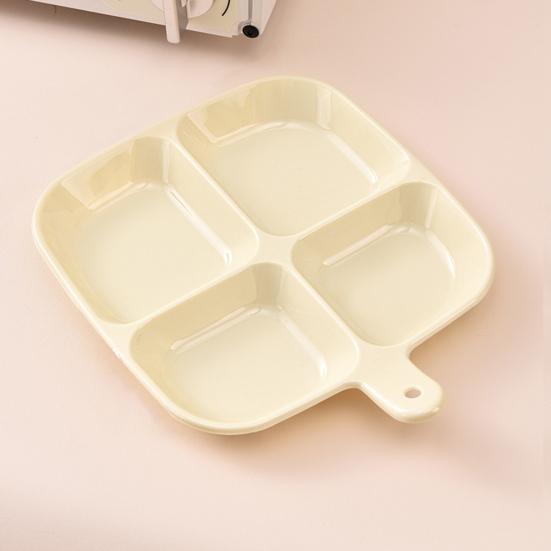 Piatto per Cibo Diviso a Quattro Scomparti