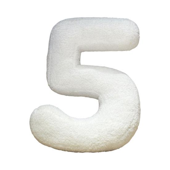 Alphabet Letter Shape Pillow PP Cotton Filled Car Seat Cushion Soft Fabric