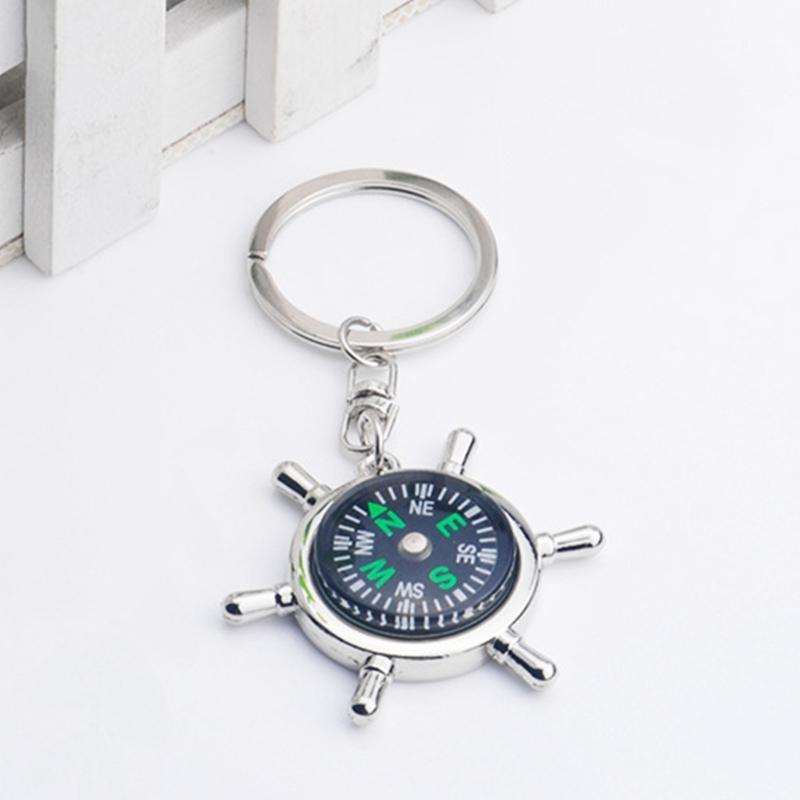 Professional Clear Compasses Camping Hiking Survival Tool Watertight Keychains Compasses Pocket Navigation Compasses