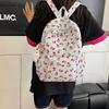 ins cute cartoon printed backpack Japanese style girl schoolbag women cute cherry travel bag