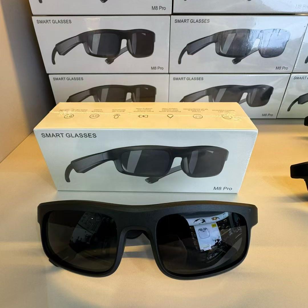 

Smart M8PROM6Pro Bone Conduction Sunglasses for Outdoor Cycling & Driving M6PRO Black