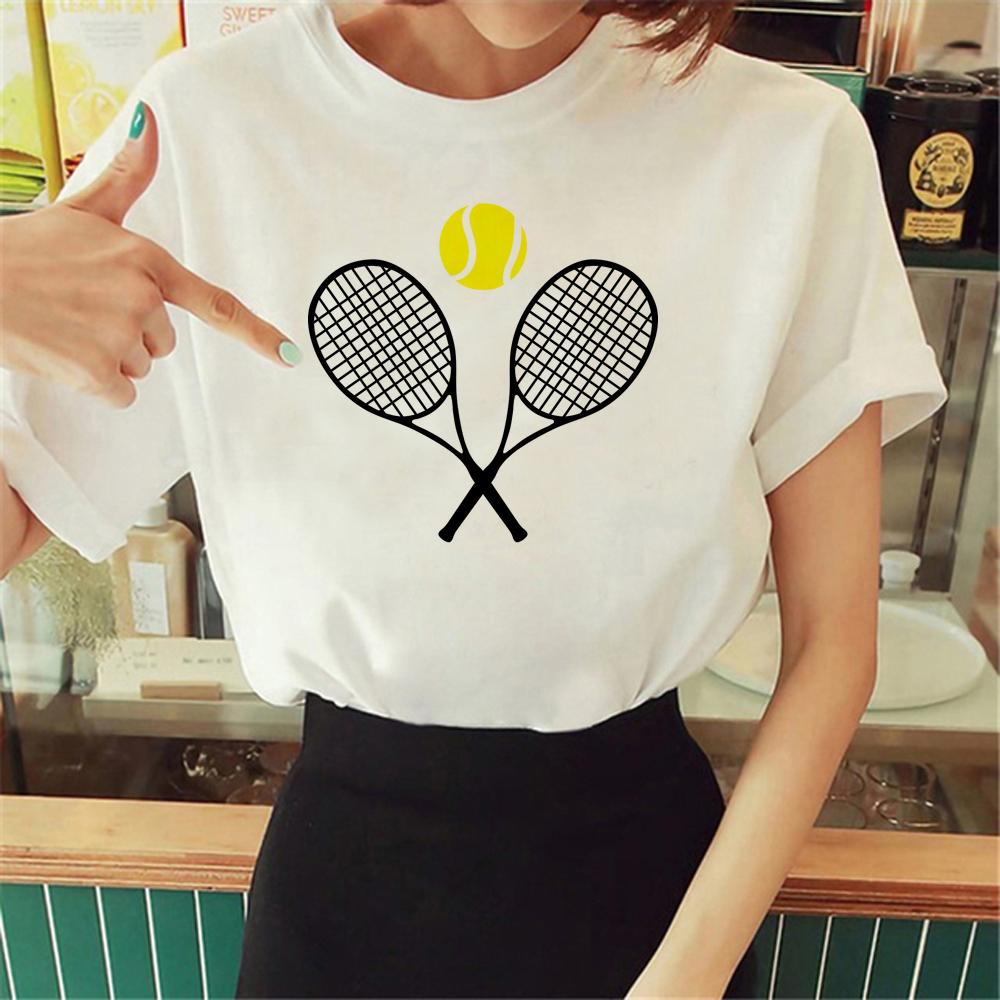 Tennis T-shirts Women Summer T Shirt Girl Japanese Y2k Harajuku Clothes