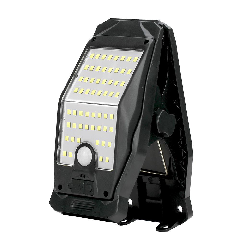 Super Bright Solar Outdoor Wall Light with Human Sensor, Waterproof for Courtyard, Fence, and Street Illumination