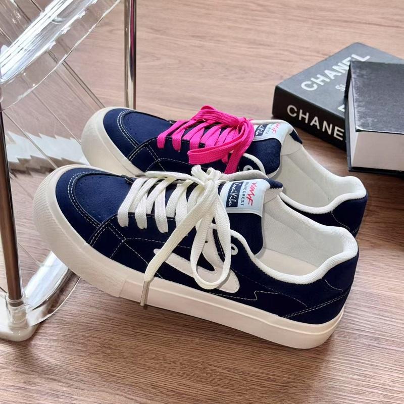 

Мужская обувь лето новая повседневная модная универсальная трендовая обувь для подростков студентов парусиновая обувь нишевая дышащая мужская обувь 44 темно-синий