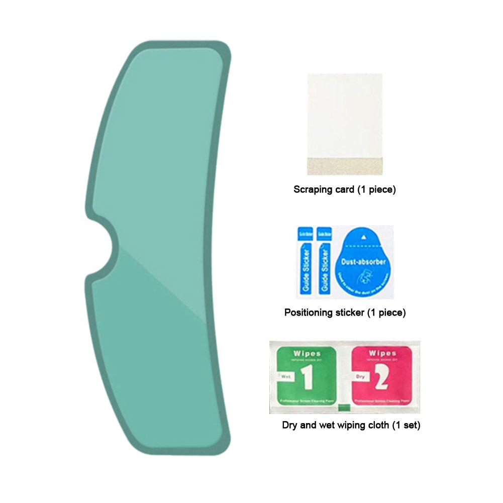 Universal Motorcycle Helmet Clear Patch Film Anti-fog Film Motocross Film Sticker And 1PC Coating Nano Helmet Rain W8U0