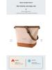 Insulated Crossbody Handbag Lunch Box with Shoulder Strap for Travel and Picnics