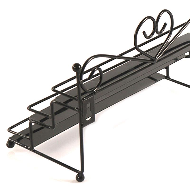 Buy 3-Tier Metal Heart Design Nail Polish Display Wall Rack Stand ...