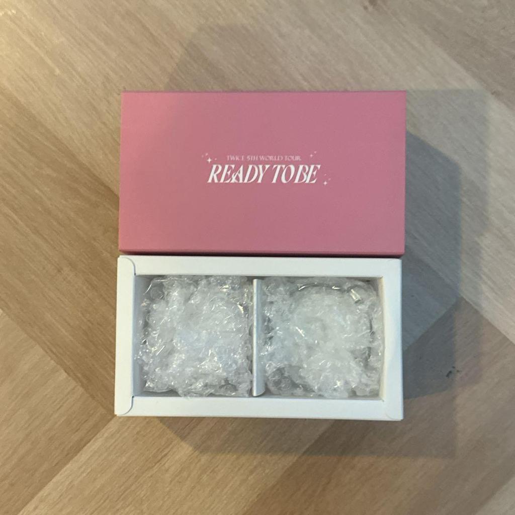 [USED] TWICE READY TO BE Korean Momo Soju Cup Glass Soju