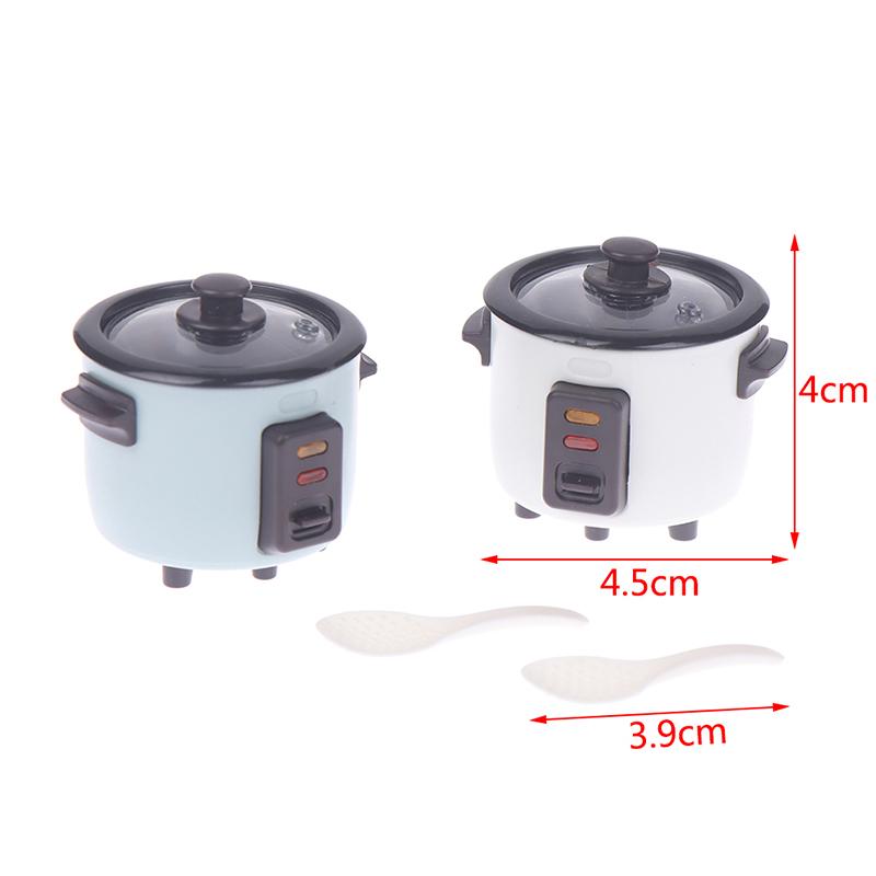 1/12 Dollhouse Kitchen Dinnerware Model Food Toys Pan Pot Shovel Pressure Cooker Playing House Miniature Cookware Accessories