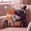 K-Komi Can't Communicate Cushion Cover Multi-Scene Pillow Cover for Home & Car - Reversible, Soft & Durable for Daily Use