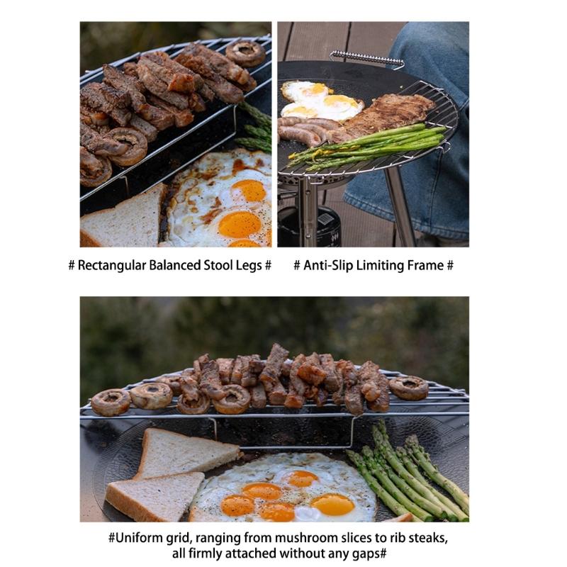 Metal Cooking Pan Companion Thick Frame Nonstick Grilling Rack Metal Texture Suitable for Baking Roasting Meal Tray